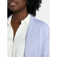 thumbnail image 4 of Terra & Sky Women's Plus Duster Cardigan, Sizes 0X-5X, 4 of 6