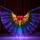 thumbnail image 1 of Xihbxyly Poncho con Alas Led, Diseño de Luces de Colores, Bajo Voltaje Seguro, Varilla Telescópica Opcional, Disfraz de Halloween, Fiesta de Navidad, Actuación Escénica, Tamaño 43 X 86 Pulgadas, 1 of 7