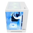 thumbnail image 4 of Hoengager Gaming PC -AMD Ryzen 7 5700G 3.8 GHz- RX 6500XT 4GB-16GB DDR4 RAM-1TB M.2 SSD-240 Liquid Cooler-RGB Fans-Windows 11 Desktop Computer-White, 4 of 8
