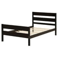 thumbnail image 4 of Bellemave Twin Bed Frames,Wood Platform Bed with Headboard and Footboard, Twin Size Sleigh Bed with Wood Slat Support, No Box Spring Needed (Espresso), 4 of 9