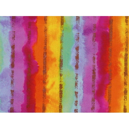 Pack of 1, Rainbow Stripe Gift Wrap 30" x 833' Gift Wrap Full Ream Roll for Holiday, Party, Kids' Birthday, Wedding & Special Occasion Packaging