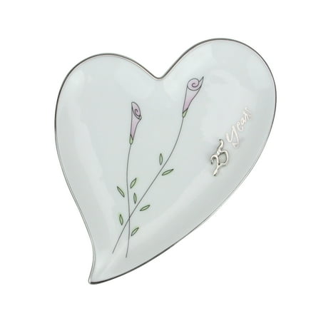 25 Argent D Anniversaire De Mariage Porte Anneau En Forme De Coeur 110 Walmart Canada