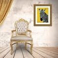 thumbnail image 3 of Bond, Angela 19x24 Gold Ornate Wood Framed with Double Matting Museum Art Print Titled - Zebra, 3 of 4