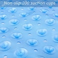 thumbnail image 5 of Bathtub Shower Mat 39.4x15.7in Extra Long Non Slip Soft Suction Cup Machine Washable Drain Holes Massage Pebble Design for Bathroom Tub Floor Baby Elderly Pet Safety, 5 of 5