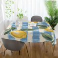 thumbnail image 3 of Yayeee Tablecloths 60" x 120" Rectangle Wrinkle Resistant Party Table Cover, Retro Lemon Leaves, 3 of 8