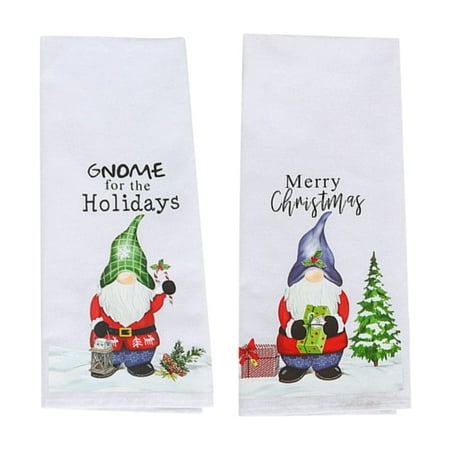 

Hand Towel Strong Water Absorption Do The Dishes Home Decor Merry Christmas Tree Snowman Dish Towel for Party