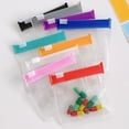 thumbnail image 5 of Pill Organizer Travel Pill Organizer with Self Sealing Zipper Bags, Reusable Storage Pouches for Daily Carry, Portable Small Item Organizer Set for Travel Accessories and Home Storage, 7 Pack, 5 of 6