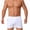 White, variant on TEAJOPSUU Mens Pajama Shorts Summer Comfy Sleep Shorts Elastic Waist Boxer Solid Color Soft Sleepwear Bottoms Side Pockets Black