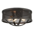 thumbnail image 1 of Golden Lighting 3167-FM15 EB-EB Colson Flush Mount Light avec Ombre Étrusque Bronze&44; Étrusque Bronze, 1 of 1