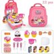 thumbnail image 4 of Infants Simulation Toolbox Educational Baby Toys Toddlers Play House Suitcase Unisex Children Repairing Tools Backpack Box Set, 4 of 4