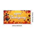thumbnail image 3 of LUUFILx Thanksgiving Backdrop Banner with Pumpkins Turkeys Autumn Leaves and Sunflowers for Harvest Festival Family Gathering Party Supplies Photography Props, 3 of 9
