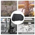 thumbnail image 1 of Paokuoon Bicycle Protective Cover Bike Outdoor Cover Waterproof Protection Rain Proof Windproof Lock Hole Sunscreen Black Elastic Edge Electric Bike Cover, 1 of 8
