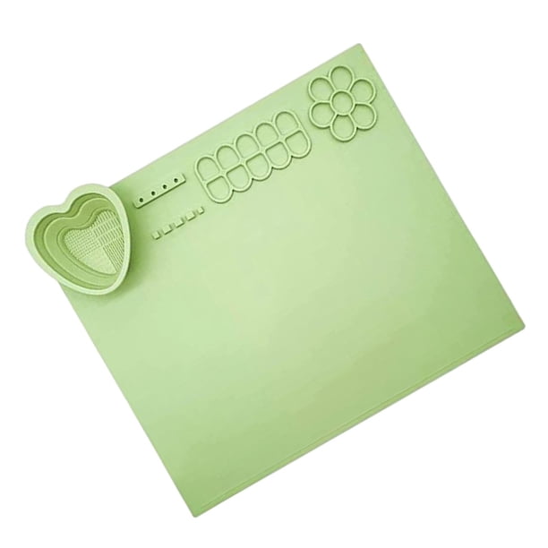 Tapete de silicona mayimx Almohadilla de silicona para manualidades Verde