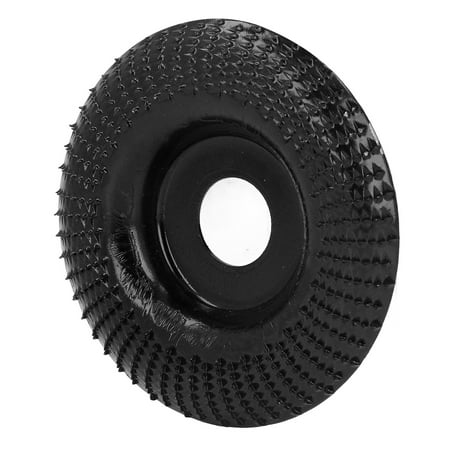 

Wood Grinding Disc Durable Effort Saving Polishing Wood Carving Disc Grinding Wheel Non Break Wear Resistant For Bending Work Black