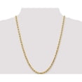 thumbnail image 2 of 14K Yellow Gold Jbsp's 4.5mm Diamond-Cut Rope Chain (24 X 4.5) Made In Peru 7008-24, 2 of 5