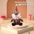 thumbnail image 3 of Cateissary Muñeco de Navidad de juguete árbol de Navidad colgante adorno de árbol de Navidad Santa Claus muñeco de nieve artesanía niños cumpleaños Kits de decoración para fiestas No.01 Cateissary HA008593-01, 3 of 6