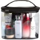 thumbnail image 2 of Bolsas de viaje transparentes a prueba de fugas para artículos de tocador, bolsa de cosméticos de maquillaje transparente con cremallera y asa (grande, negro), 2 of 5