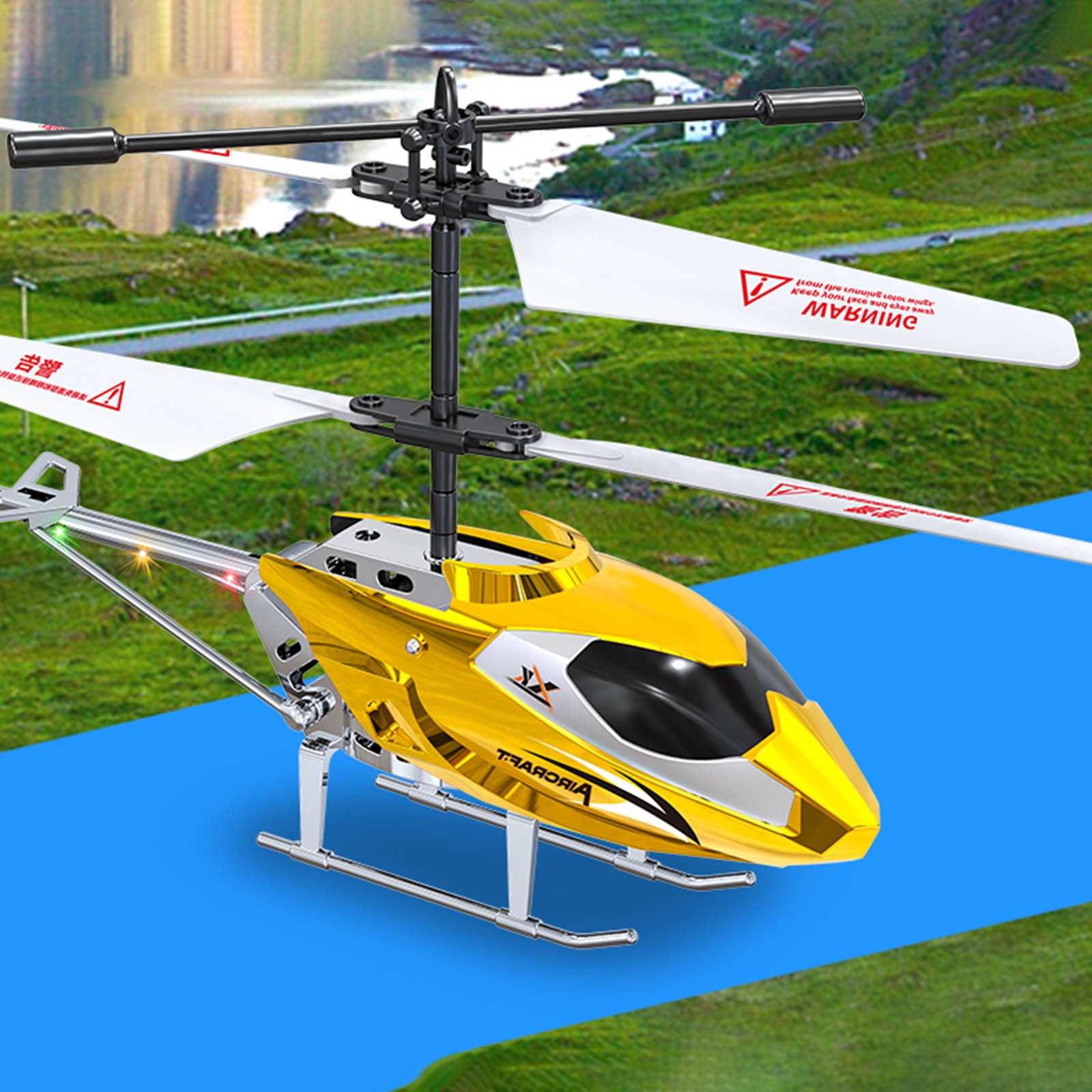 Wuztai Deals 90 off 2.5 Remote Control Helicopter USB Charging Crash Remote Control Aircraft Model Toys Clearance Walmart