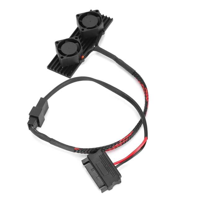 Disipador de calor M2 2280 ventiladores más fríos con almohadillas térmicas 2 ventiladores Unidad de estado sólido M2 2280 Disipador de calor M2 para computadoras para