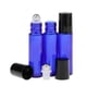 thumbnail image 4 of 24 botellas de de 10ml para aceites esenciales, botellas de muestra de Perfume recargables con de rodillo de material acero inoxidable-portátiles y Azul Yinane botellas de rodillo de aceite, 4 of 8