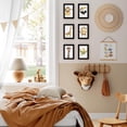 thumbnail image 3 of 4x6 Picture Frame Set of 3, Display Pictures 3.5x5 with Mat or 4x6 without Mat for Wall Mounting or Tabletop, Picture Frames for Wall Decor, Engineered Wood, Black, 3 of 4