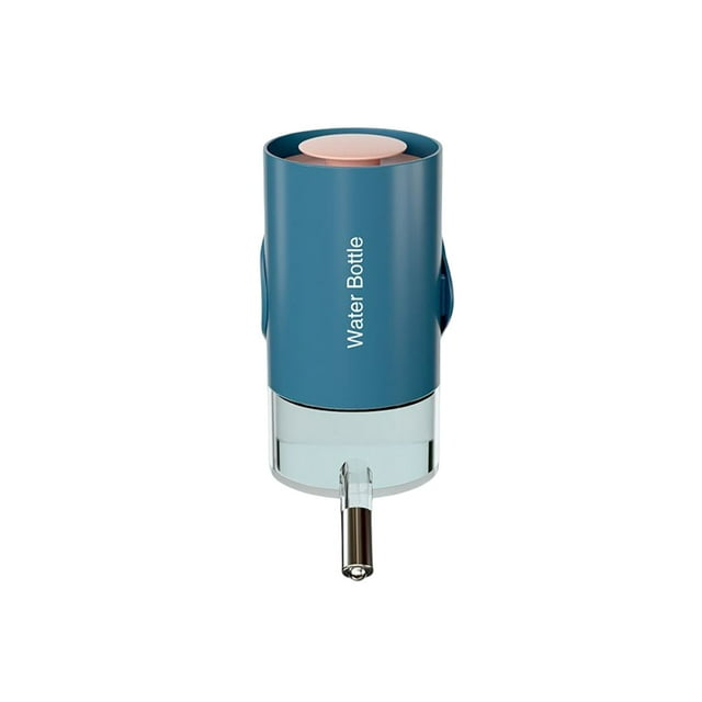 Jaula para mascotas dispensador de agua colgante desmontable Universal recargable lavable hogar ABS alimentador fuente accesorios Suministros de alimentación y agua para mascotas Azul oscuro 500ml Greeniant PT005005-01B