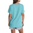 thumbnail image 5 of Scyoekwg Womens Summer Tops Going Out Tops Trendy Ladies Blouses Dressy Casual Womens Summer Fashion Loose Cute T Shirts Short Sleeve, 5 of 8