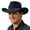 Navy, variant on Product Cowboy Hat - Adult Western Ethnic Style Fedora for Party - Everyday Wear and Seasonal Ready, Navy