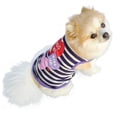 thumbnail image 3 of Agiferg Pet Dog Clothes Cat Spring Summer Shirt Small Clothes Vest T Shirt S, 3 of 5