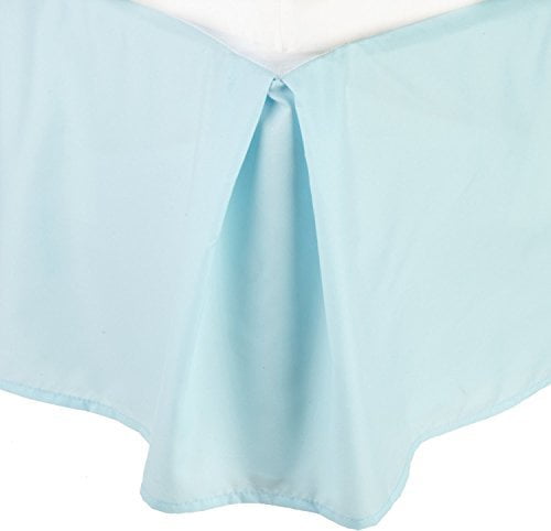 Wrinkle & Fade Resistant Bed Skirt Dust Ruffle King Aqua - Walmart.com