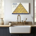 thumbnail image 5 of ADALE John R. Wooden Motivational Poster The Pyramid of Success Canvas Poster Wall Art Decor Print for Living Room Bedroom Decoration Framed 20x16 Inch, 5 of 6
