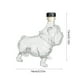 thumbnail image 3 of Botella de whisky para perros de 320 ml, transparente, de vidrio de borosilicato alto, con forma moderna, que mejora el estilo de su vino, adecuada para regalo y uso propio. Botella de whisky de vidri, 3 of 6