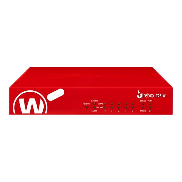 WatchGuard Firebox T45-W-PoE - appliance de Sécurité - avec 3 Ans de Suite de Sécurité Totale - 5 ports - GigE - Wi-Fi 6 - 2,4 GHz, 5 GHz - Programme de Reprise WatchGuard