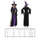 thumbnail image 2 of Jumpingount Disfraz de púrpura para Halloween, disfraz de manga larga para adulto, vestido elegante con sombrero, uniforme de fiesta temático hasta Disfraces de disfraces negro S Jumpingount FS9137-01, 2 of 6