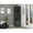 Gray, variant on Double - Door Corner Bar Cabinet with 8 Cubbies | Suitable for Home Bar Storage