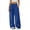 A-Blue, variant on Women Sweatpants Pockets Drawstring Elastic Waist Straight Leg Joggers Adjustable Cuff Fall Casual Trousers
