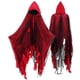 thumbnail image 1 of Disfraces de la Parca: Capa con capucha, túnica sangrienta, disfraz para adulto, Halloween, muerte, fantasma aterrador, capa para casas embrujadas de terror., 1 of 8