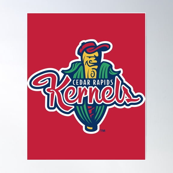 Cedar Rapids Kernelst Poster Wall Art, Modern Wall Decor For Living Room Bedroom, 12x18 UNFRAMED