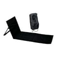 thumbnail image 1 of Silla de playa plegable, asiento de suelo portátil con bolsa de transporte, asiento bajo con respaldo para tomar el en el jardín o para viajes por Negro, 1 of 8