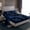 A Blue Black, variant on Erosebridal Bohemian Exotic Damask Print Twin Sheet Sets,Boho Exotic Style Bedding For Adult 3pcs