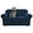DarkBlue, variant on Modern Velvet Plush 2 Piece High Stretch Sofa Slipcover Armchair Cover Furniture Protector Form Fit Luxury Thick Velvet Sofa Cover for 1 Cushion Couch, Machine Washable