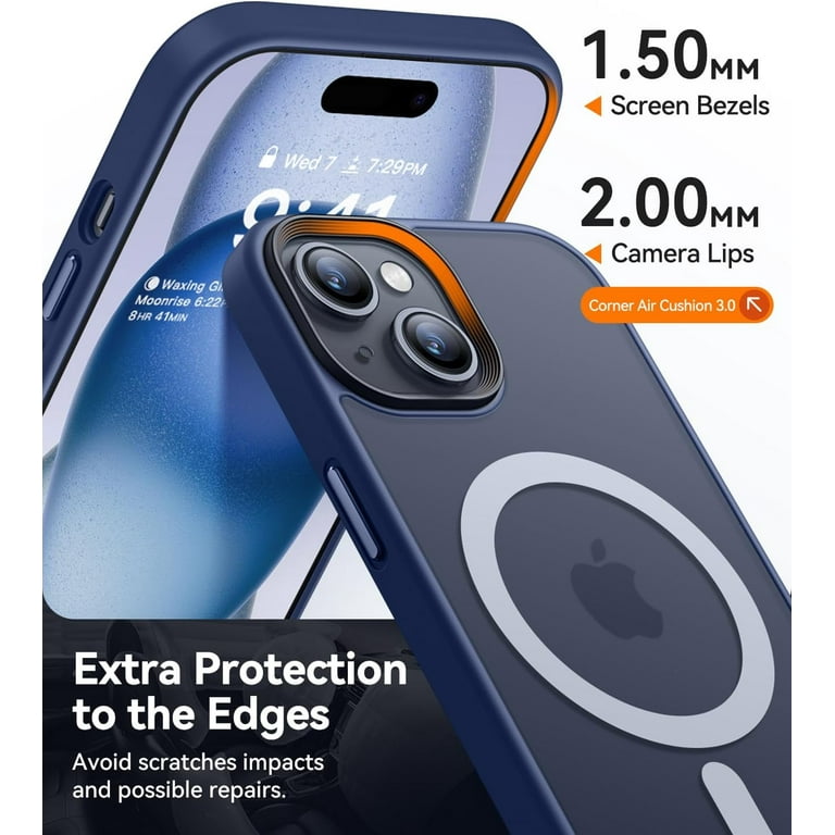 Entronix Phone Case Compatible with Magsafe for Apple iPhone 15