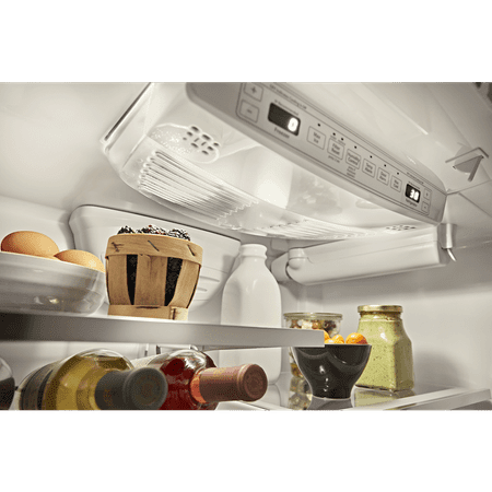 KitchenAid - 20 Cu. Ft. French Door Counter-Depth Refrigerator - Stainless Steel