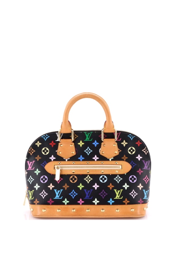 Pre-Owned Alma Handbag Monogram Multicolor PM By Rebag