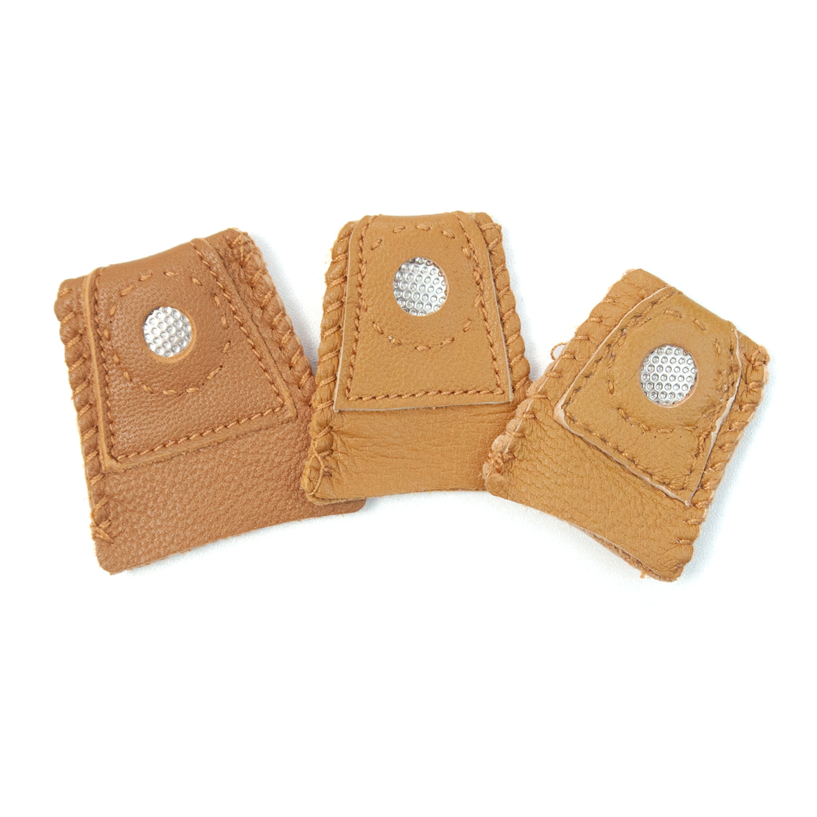 TINYSOME Sewing Thimble Leather Thimble Pads for Knitting Sewing Quilting  Pin Needles Craft Accessories Hand Sewing Tools 3 Sizes 