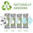 thumbnail image 3 of 16 Pack Bamboo Charcoal Air Purifying Bag, Activated Charcoal Bags Odor Absorber, Moisture Absorber, Natural Car Air Freshener, Shoe Deodorizer, Odor Eliminators For Home, Pet, Closet (16x50g), 3 of 9