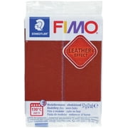 Fimo Leather Effect Polymer Clay 2oz-Nut Brown