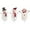 White, variant on 3-Piece 2D Lighted Christmas Snowman Family Set, Outdoor Yard Holiday Decoration Twinkling LED Lights Pre-Lit Acrylic 5.9'' × 11.8‘’ , for Yard Patio Lawn Garden Party Decor