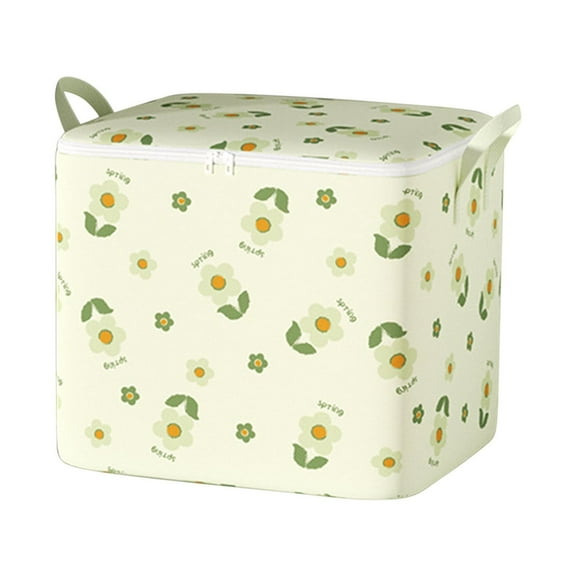 Mikilon Organizers and Storage, Thickened Large Capacity Quilt Storage Bag, Household Wardrobe, Clothing Storage Box, And Moving Packaging Bag, Beige