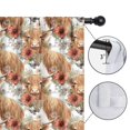 thumbnail image 4 of Blackout Kids Curtains,Flower and Highland Cow Childrens Insulated Curtains Set Of 2,Bedroom Essentials,Toddler Room Decor 52"x63"(132x160cm), 4 of 4